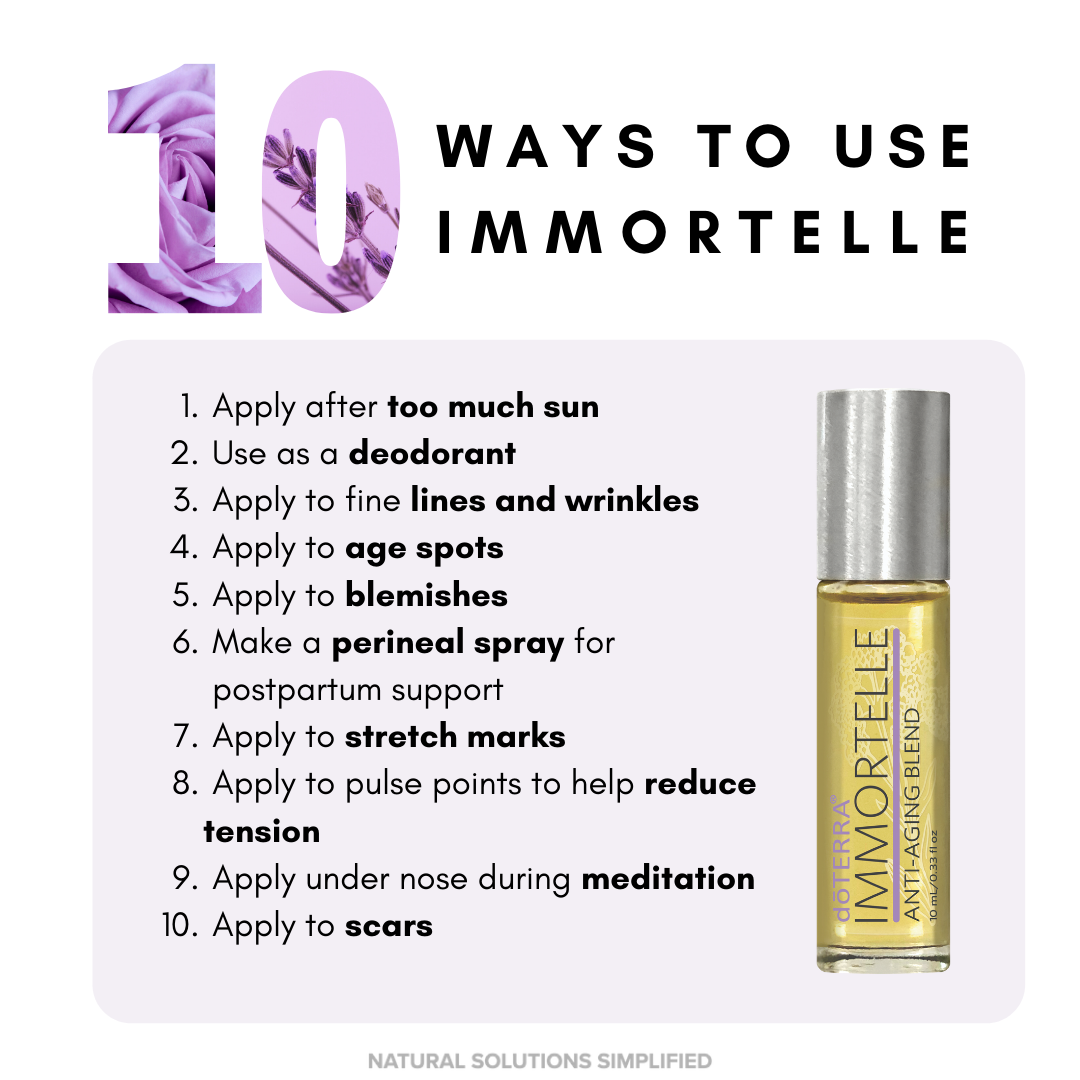 DoTERRA Immortelle Essential Oil fashion AntiAging