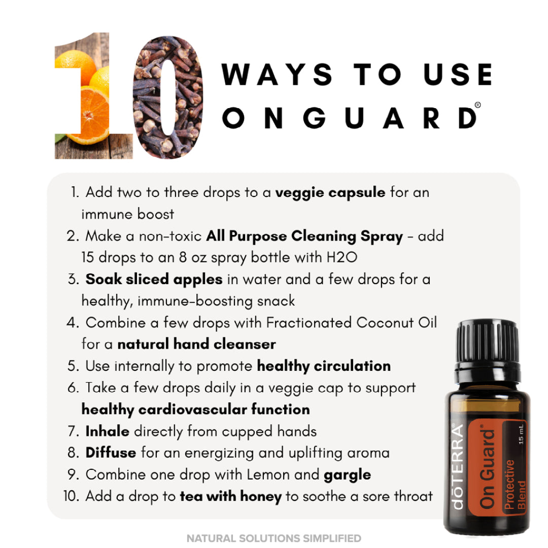 dōTERRA Essential Oils USA on X: By taking doTERRA On Guard internally,  you can help your body receive the immune and respiratory function support  that it needs.  / X