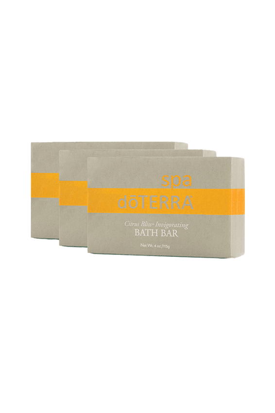 dōTERRA Spa Citrus Bliss Invigorating Bath Bar 3pk