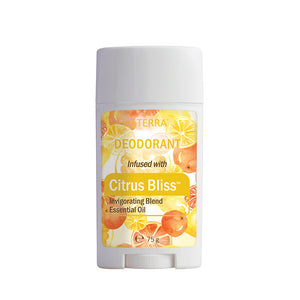 Desodorante dōTERRA Natural Sensitive infundido com dōTERRA Douglas Fir & Greek Orange